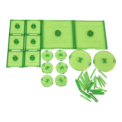 WizKids Games Dungeons & Dragons Attack Wing Base & Pegs Set Green