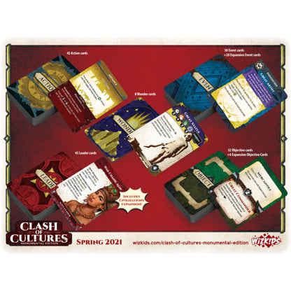 WizKids Games Clash of Cultures Monumental Edition Board Game