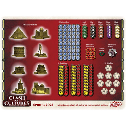 WizKids Games Clash of Cultures Monumental Edition Board Game