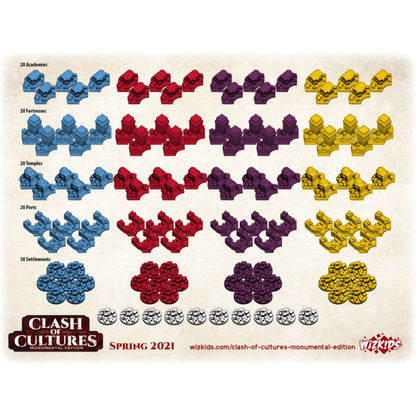 WizKids Games Clash of Cultures Monumental Edition Board Game