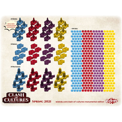 WizKids Games Clash of Cultures Monumental Edition Board Game