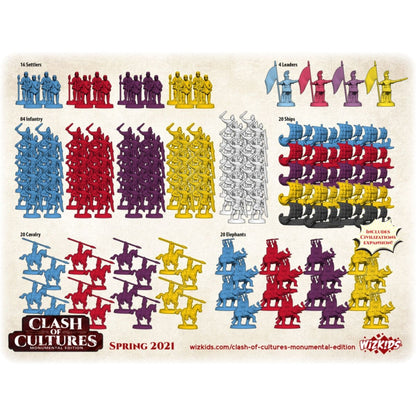 WizKids Games Clash of Cultures Monumental Edition Board Game
