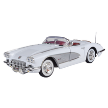 Motormax Timeless Legends 1958 Corvette [White] 1:18 Scale Diecast Vehicle