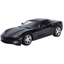 Motormax Timeless Legends 2005 Corvette C6 [Black] 1:24 Scale Diecast Vehicle