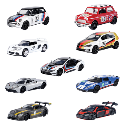 Motormax GT Racing GT Racing 1:43 Scale Diecast Assortment (Display of 24)