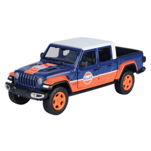 Motormax Gulf Collection 2021 Jeep Gladiator Rubicon With Gulf Livery 1:27 Scale Diecast Vehicle