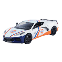 Motormax Gulf Collection 2020 Corvette C8 With Gulf Livery 1:24 Scale Diecast Vehicle