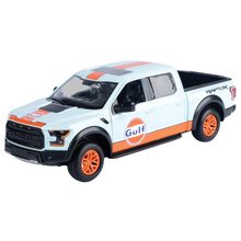 Motormax Gulf Collection 2017 Ford F 150 Raptor With Gulf Livery 1:27 Scale Diecast Vehicle