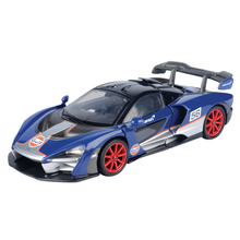 Motormax Gulf Collection Mclaren Senna With Gulf Livery 1:24 Scale Diecast Vehicle