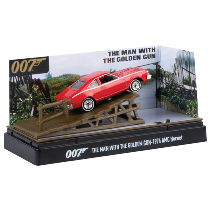 Motormax James Bond Collection The Man With The Golden Gun (1974 Amc Hornet) 3" Diorama Set