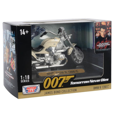 Motormax James Bond Collection Bmw R1200C 1:18 Scale Diecast Vehicle