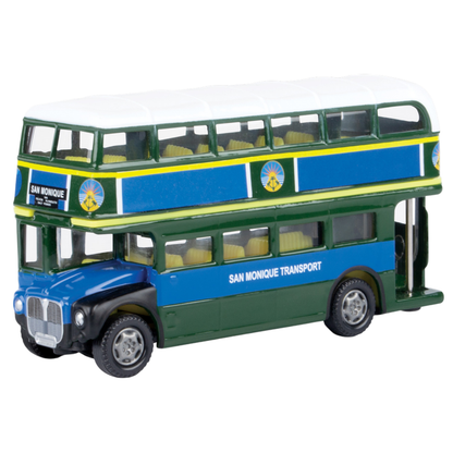 Motormax James Bond Collection Double Decker Bus 5" Diecast Vehicle
