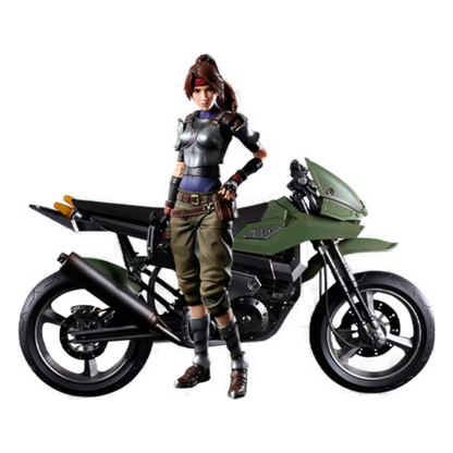 Square Enix Final Fantasy VII Jessie & Motorcycle Play Arts Action Figure