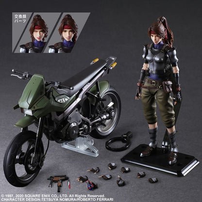 Square Enix Final Fantasy VII Jessie & Motorcycle Play Arts Action Figure
