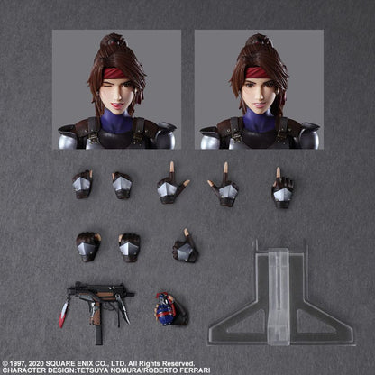 Square Enix Final Fantasy VII Jessie & Motorcycle Play Arts Action Figure