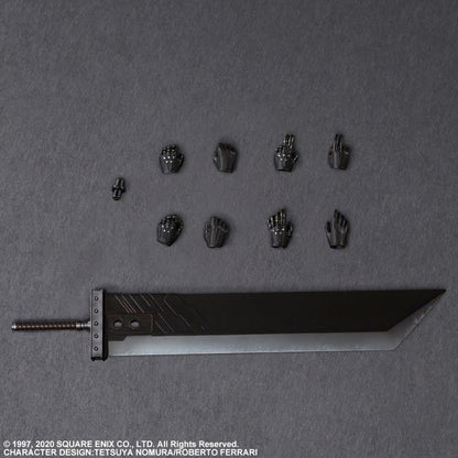 Square Enix Final Fantasy VII Jessie, Cloud & Motorcycle Play Arts Action Figure
