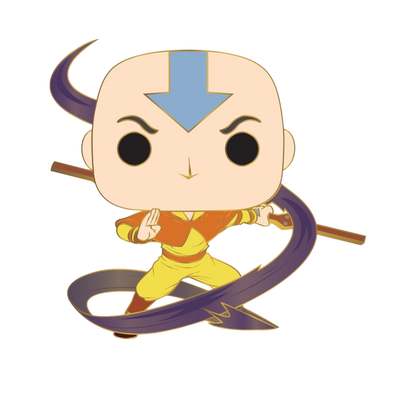 Funko Pop Avatar: The Last Airbender Aang (with chase) 4" Pop! Enamel Pin