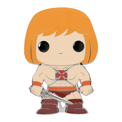 Funko Pop Masters of the Universe He Man (with chase) 4" Pop! Enamel Pin