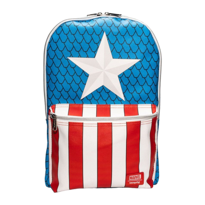 Loungefly Marvel Comics Captain America Costume US Exclusive Mini Backpack with Pin [RS]