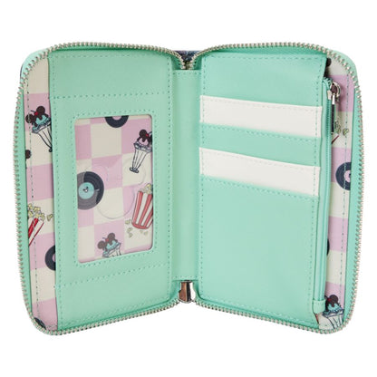 Loungefly Disney Mickey & Minnie Date Drive In Zip Wallet