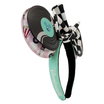 Loungefly Disney Mickey & Minnie Date Diner Records Headband