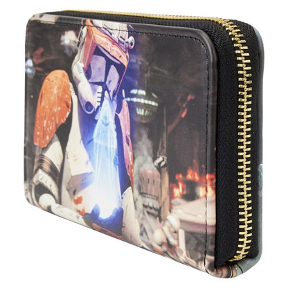 Loungefly Star Wars: Revenge of the Sith Scene Zip Around Wallet