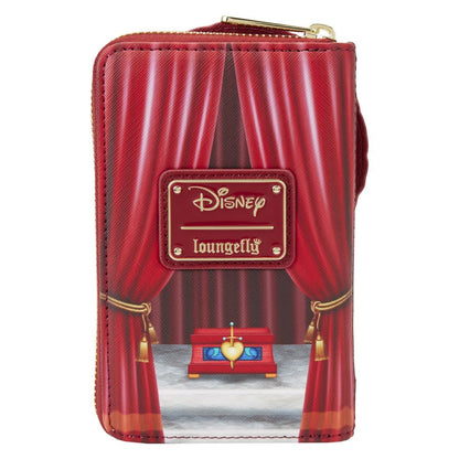 Loungefly Snow White (1937) Evil Queen Throne Zip Around Wallet