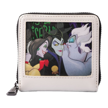 Loungefly Disney Villains Villains Club Polaroid Zip Purse