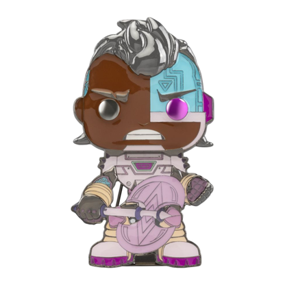 Funko Pop Teen Titans Go! Cyborg tNBtS 4" Pop! Enamel Pin