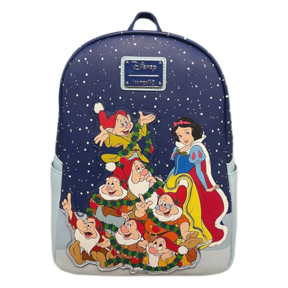 Loungefly Snow White (1937) Dwarfs Christmas US Exclusive Backpack [RS]