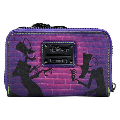 Loungefly Princess and the Frog Facilier Glow Zip Purse