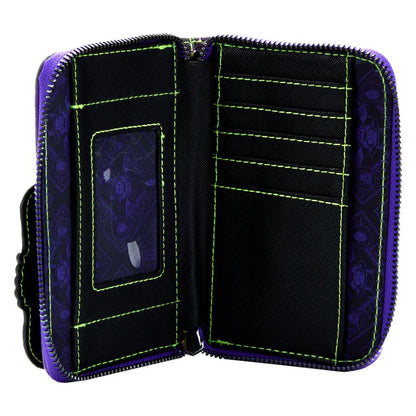 Loungefly Princess and the Frog Facilier Glow Zip Purse
