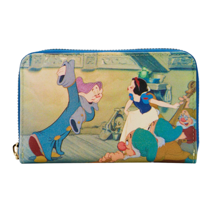 Loungefly Snow White and the Seven Dwarfs (1937) Scenes Zip Purse