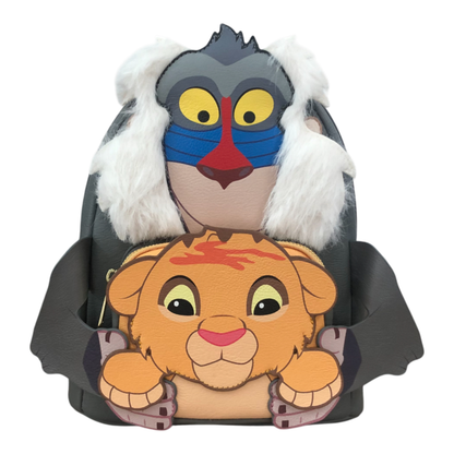 Loungefly Lion King Simba & Rafiki Cosplay Backpack