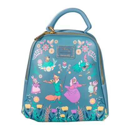 Loungefly Robin Hood (1973) Floral US Exclusive Mini Backpack [RS]