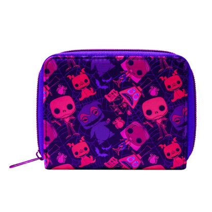Funko Pop The Nightmare Before Christmas Blacklight Zip Around Wallet