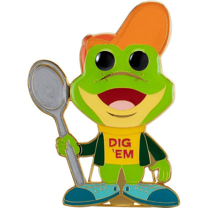 Funko Pop Honey Smacks Dig 'Em Frog 4" Pop! Enamel Pin