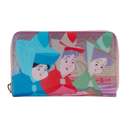 Loungefly Sleeping Beauty Princess Scene Zip Purse