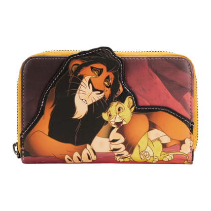 Loungefly The Lion King (1994) Scar Scene Zip Purse