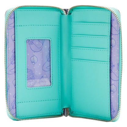 Loungefly The Little Mermaid (1989) Princess Scenes Zip Purse