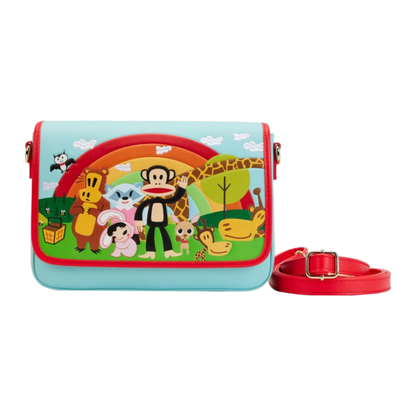 Loungefly Paul Frank Rainbow Group Crossbody