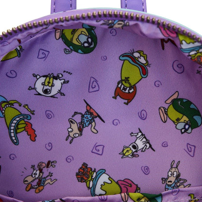 Loungefly Rocko's Modern Life Lenticular TV Mini Backpack