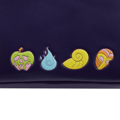 Loungefly Disney Villains Triple Pocket Glow Mini Backpack