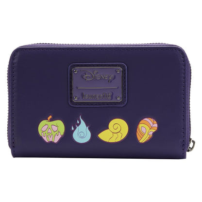 Loungefly Disney Villains In the Dark Zip Purse