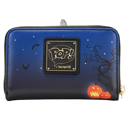 Loungefly The Nightmare Before Christmas Jack Skellington House Pop! Glow Zip Purse