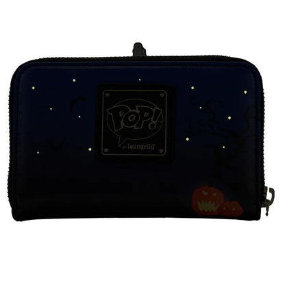Loungefly The Nightmare Before Christmas Jack Skellington House Pop! Glow Zip Purse