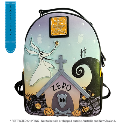 Loungefly The Nightmare Before Christmas Zero Graveyard US Exclusive Mini Backpack [RS]