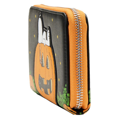 Loungefly Peanuts Great Pumpkin Snoopy Doghouse Zip Purse
