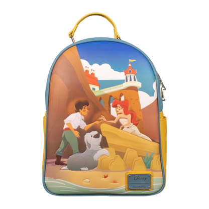 Loungefly The Little Mermaid (1989) Ariel & Eric Beach US Exclusive Mini Backpack [RS]