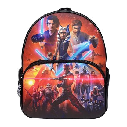 Loungefly Star Wars: The Clone Wars Lightsaber Glow US Exclusive Mini Backpack [RS]